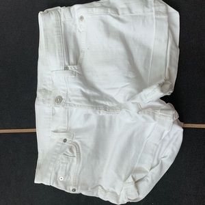 Seven white jeans shorts